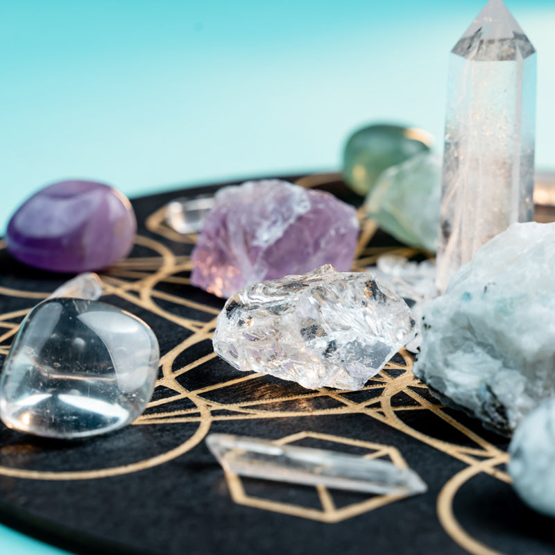 Energy Healer: Crystal Grid Box Customized for the Zodiac Signs