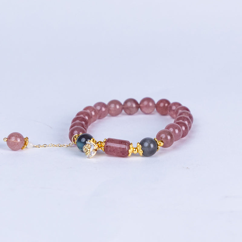 Strawberry Quartz Bracelet: A Sweet Embrace of Self-Love and Radiance