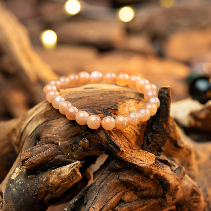 "Radiant Glow: The Invigorating Sparkle of a Sunstone Bracelet"