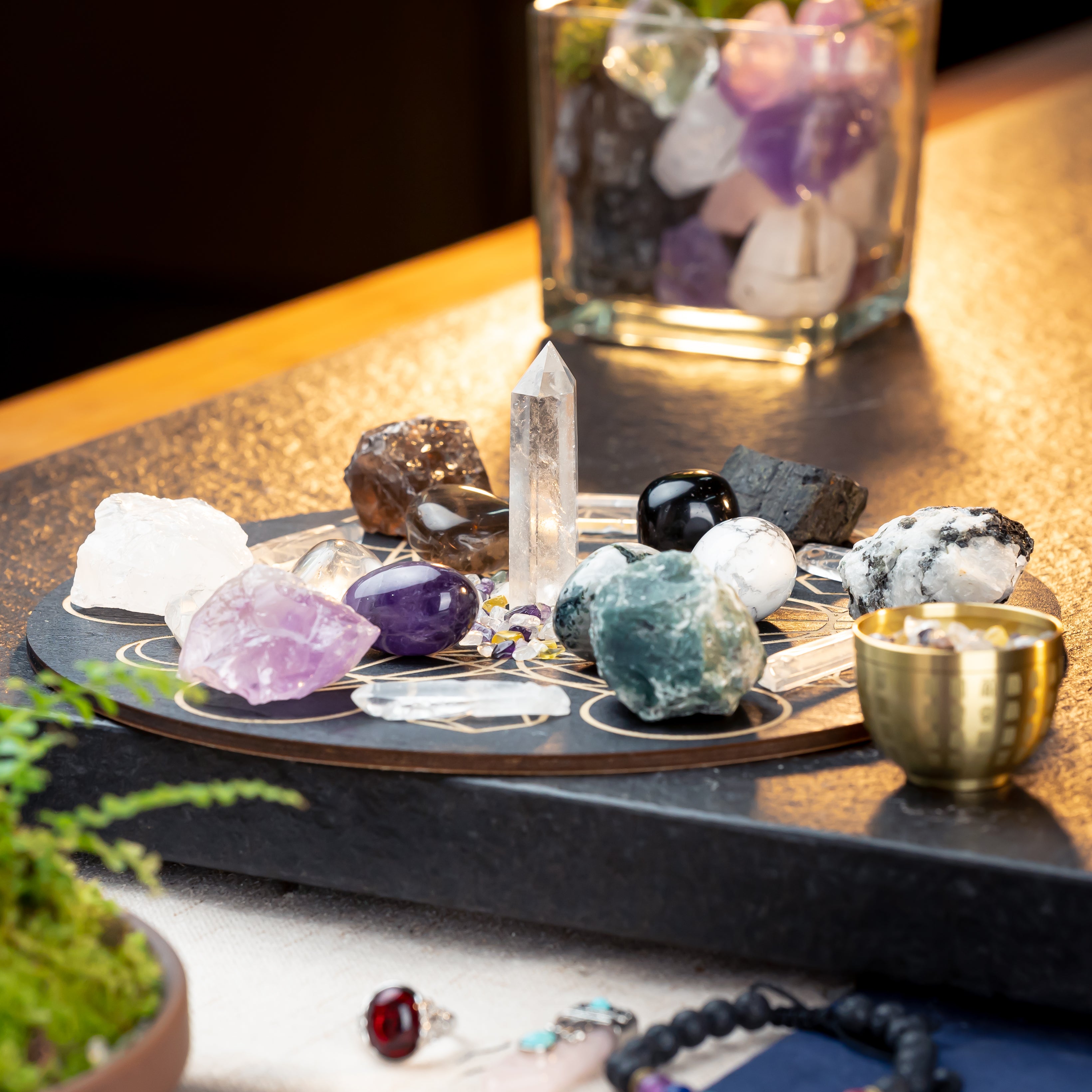 A Crystal Grid Kit for Peace and Protection