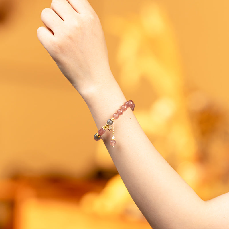 Strawberry Quartz Bracelet: A Sweet Embrace of Self-Love and Radiance