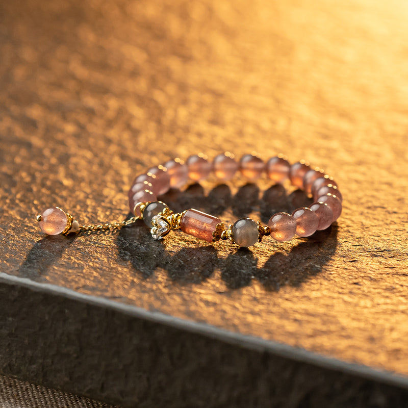 Strawberry Quartz Bracelet: A Sweet Embrace of Self-Love and Radiance