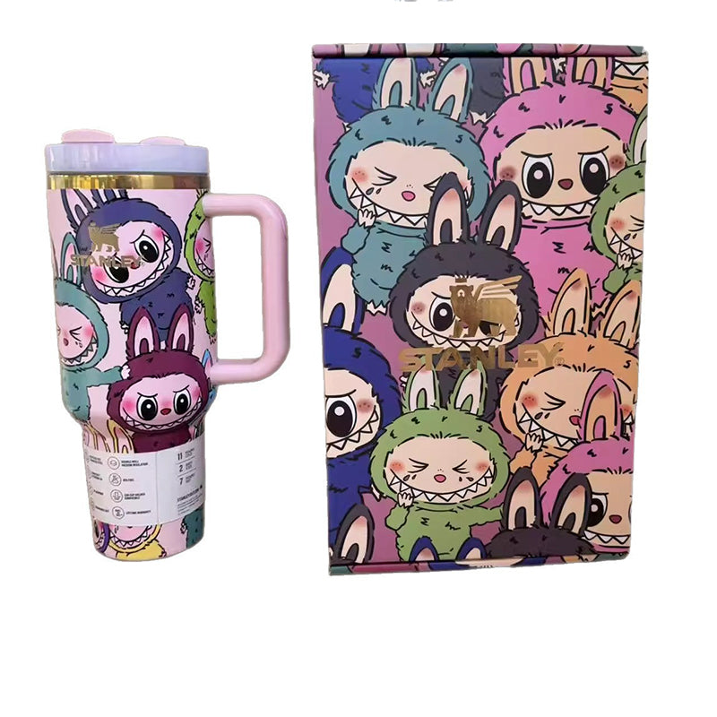 The Monsters 40oz Cute Cartoon Tumbler – 5D Stainless Steel Car Coffee Cup