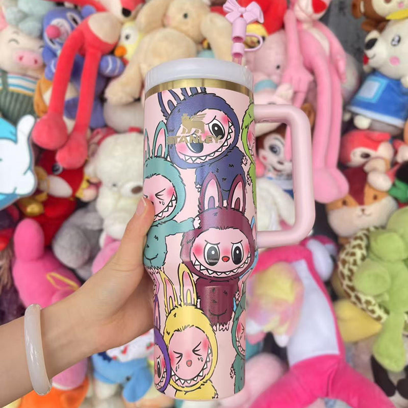 The Monsters 40oz Cute Cartoon Tumbler – 5D Stainless Steel Car Coffee Cup