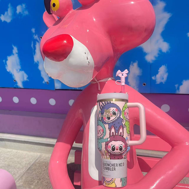 The Monsters 40oz Cute Cartoon Tumbler – 5D Stainless Steel Car Coffee Cup