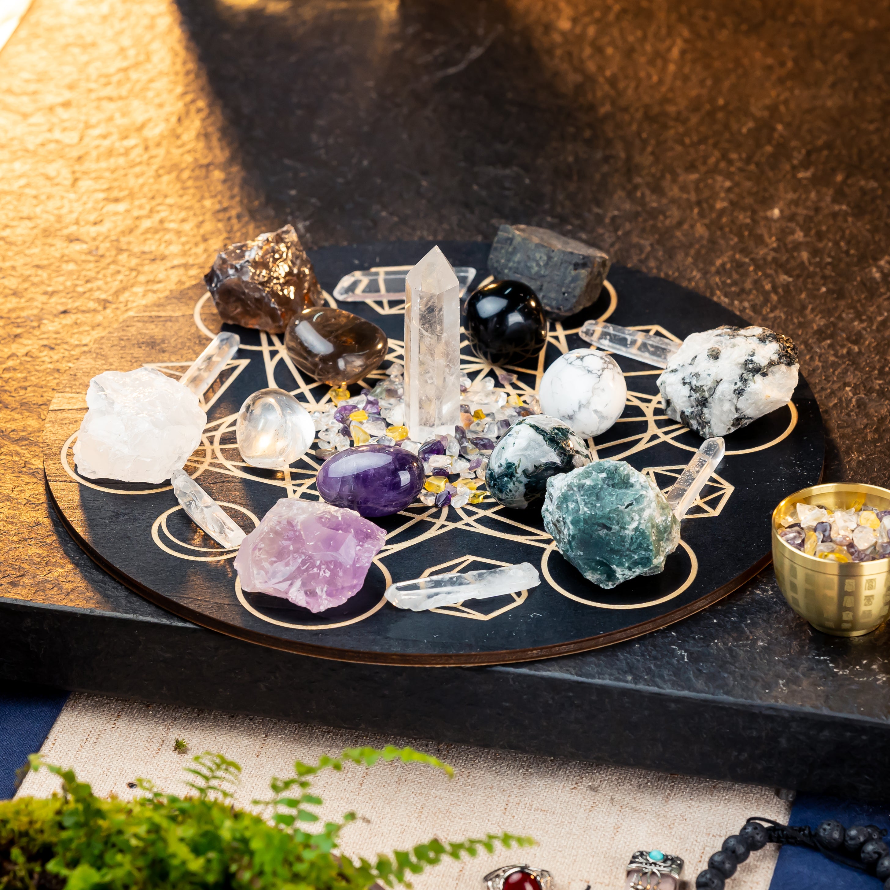 A Crystal Grid Kit for Peace and Protection