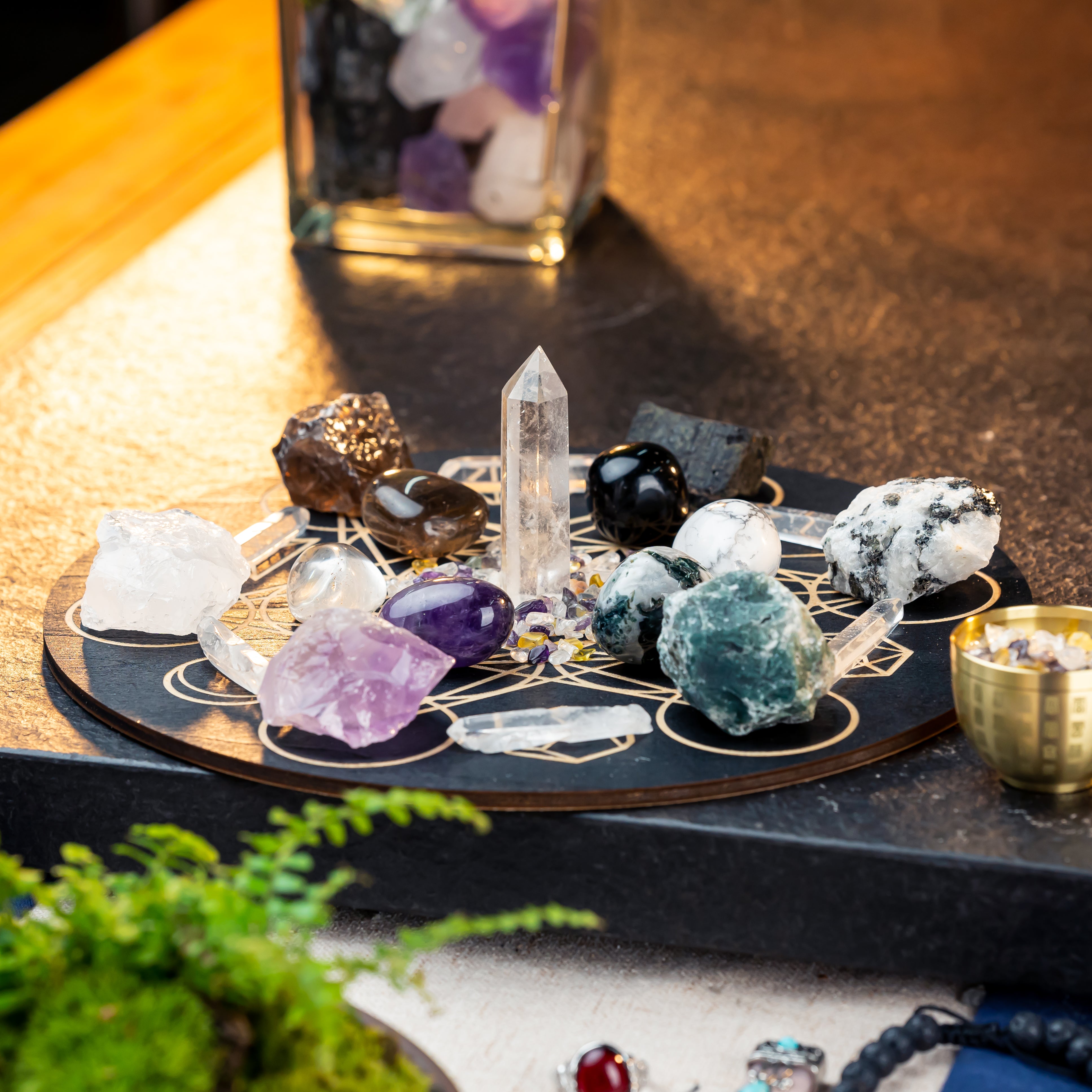 A Crystal Grid Kit for Peace and Protection