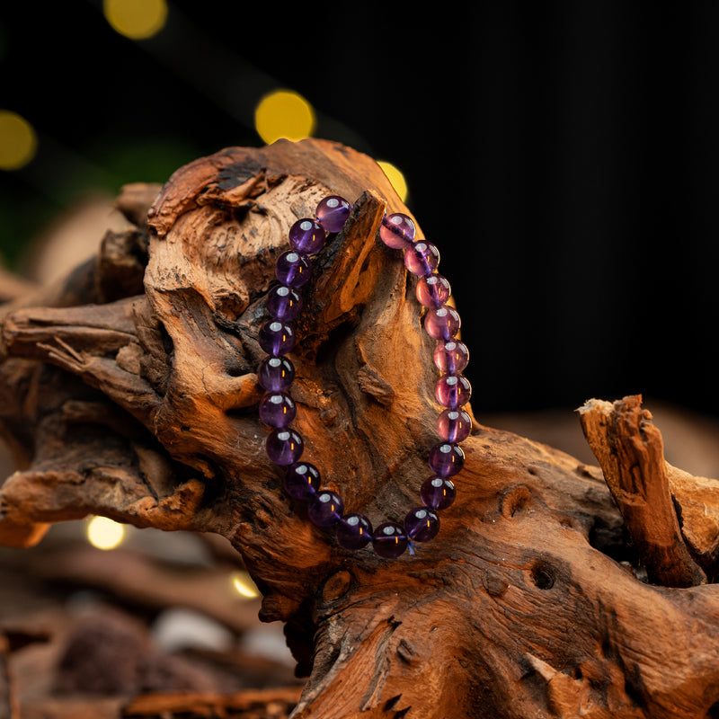 "Harmonizing Energies: The Serenity of Amethyst Bracelets"