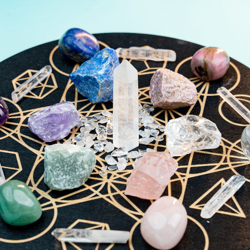 Heartfelt Connections: A Crystal Grid Kit for Enhancing Love and Friendship