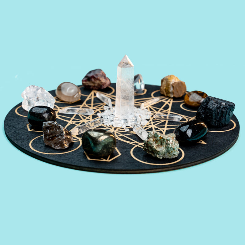 Capricorn's Crystal Foundation: A Grid Kit for Success and Stability