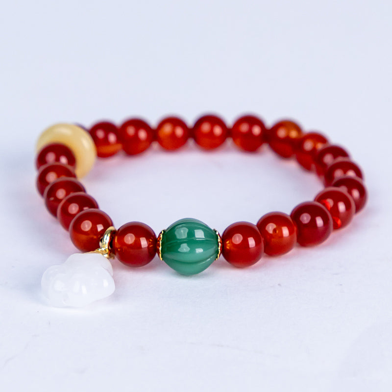 Red agate bracelet: the most special natural crystal gift, crystal healing