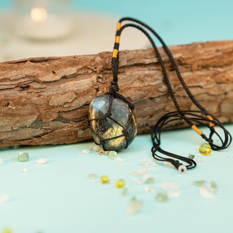 "Embrace Your Inner Strength: Labradorite Pendant"