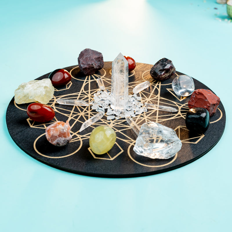 Aries Crystal Grid Kit: Empowering Energies for the Dynamic Ram