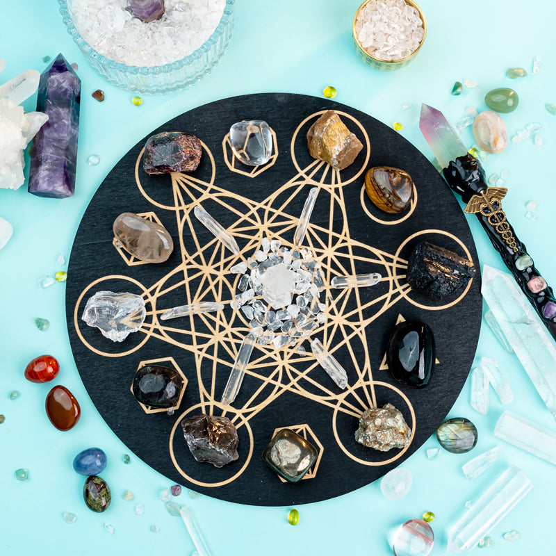 Capricorn's Crystal Foundation: A Grid Kit for Success and Stability