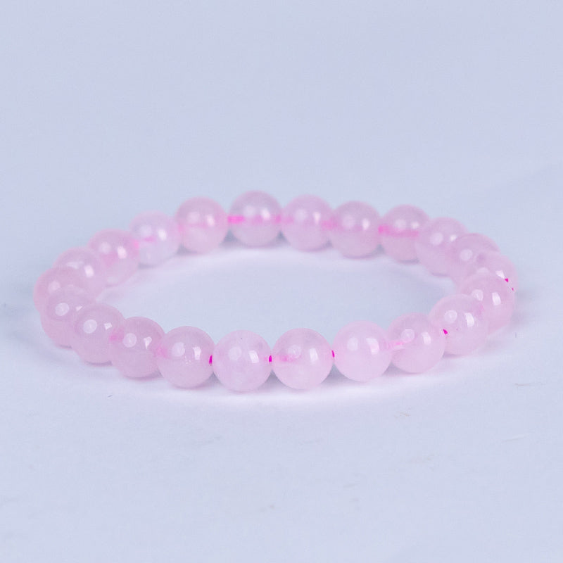 Alaska Rose Quartz Bracelet: Soft Warmth, Nourishing the Soul