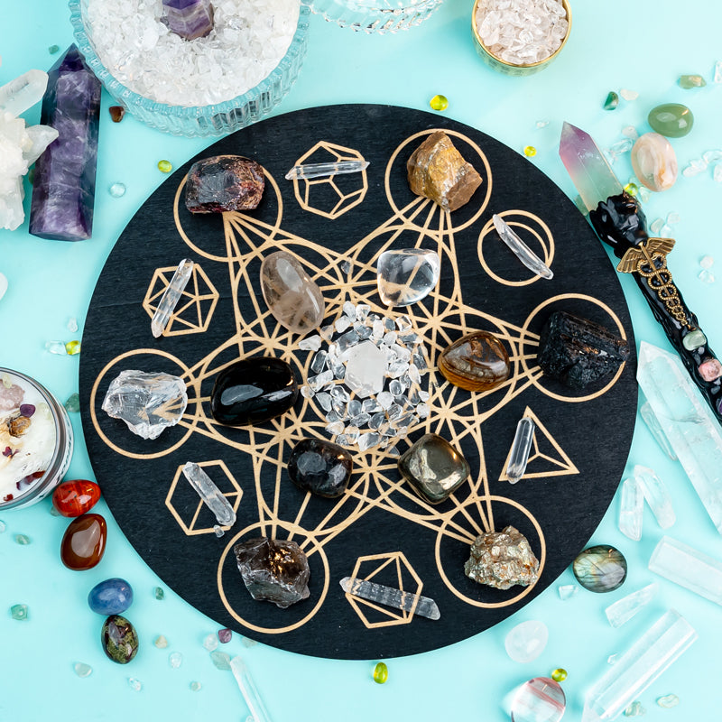 Capricorn's Crystal Foundation: A Grid Kit for Success and Stability