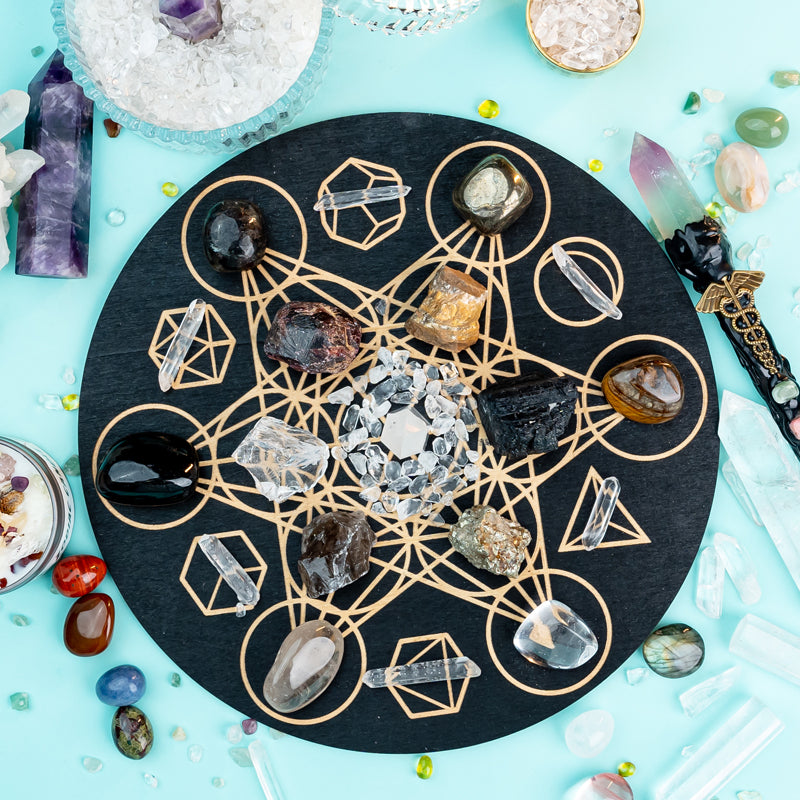 Capricorn's Crystal Foundation: A Grid Kit for Success and Stability