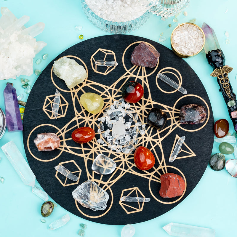 Aries Crystal Grid Kit: Empowering Energies for the Dynamic Ram