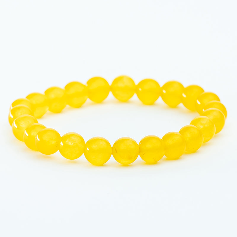 Classic Yellow Agate Bracelet