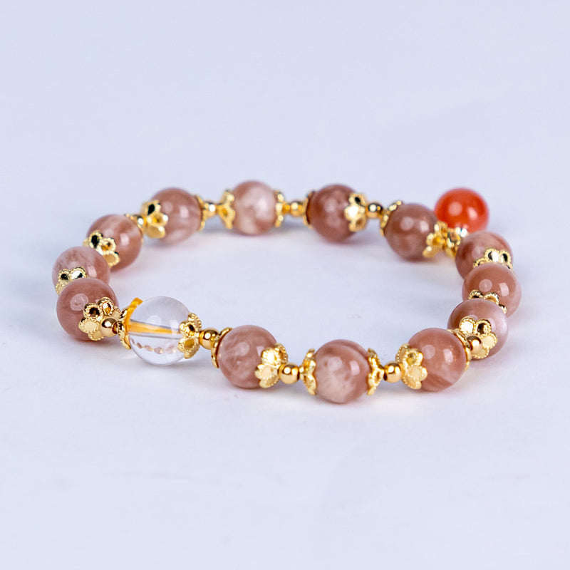 Captivating Radiance: Sun Stone Bracelet