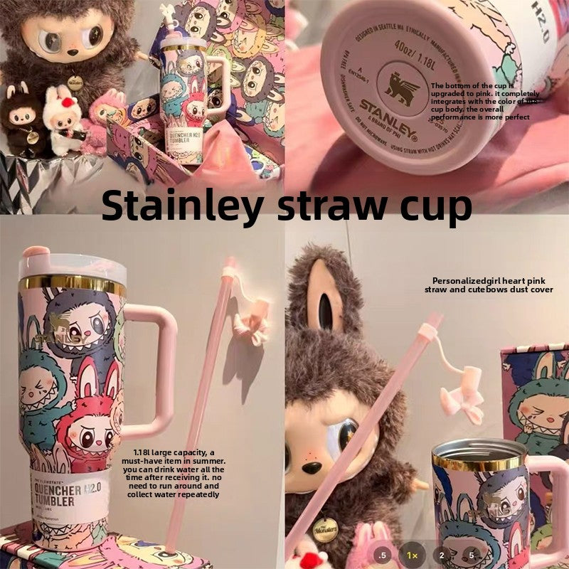 The Monsters 40oz Cute Cartoon Tumbler – 5D Stainless Steel Car Coffee Cup