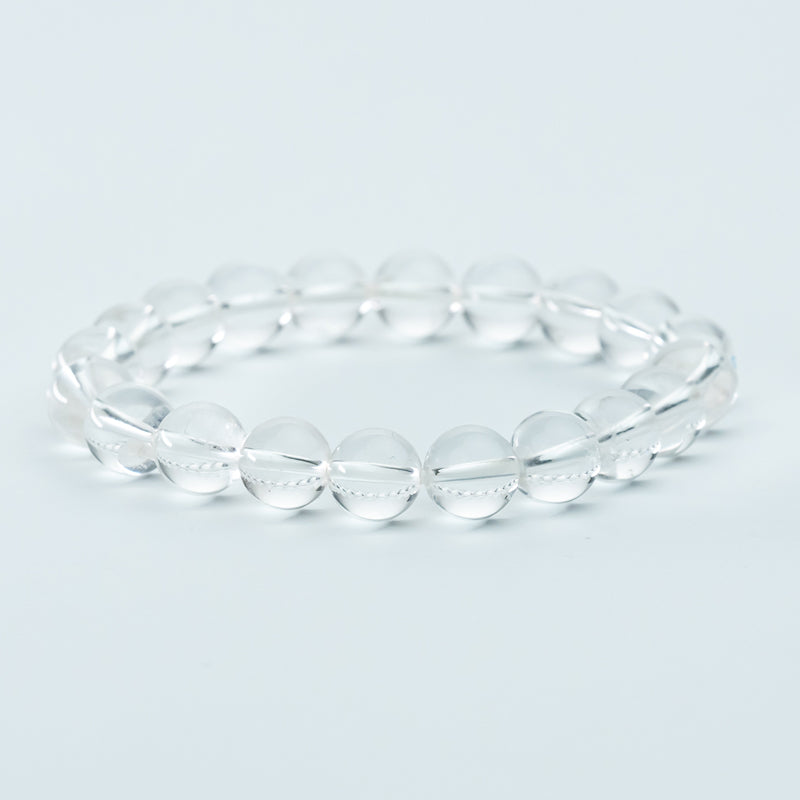 "Crystal Clarity: Embracing the Pure Essence of a Clear Quartz Bracelet"