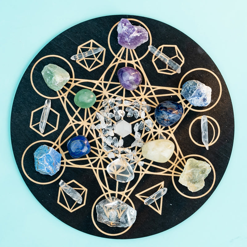 Archers' Ascend: A Sagittarius Crystal Grid for Intuition and Abundance