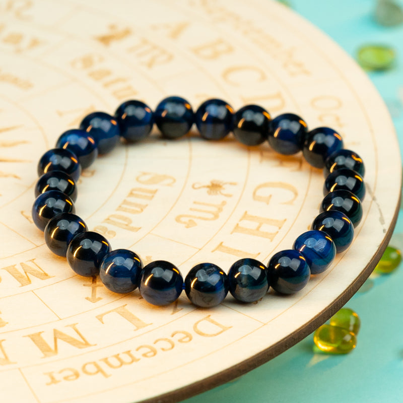 Striking Blue Tiger's Eye Bracelet