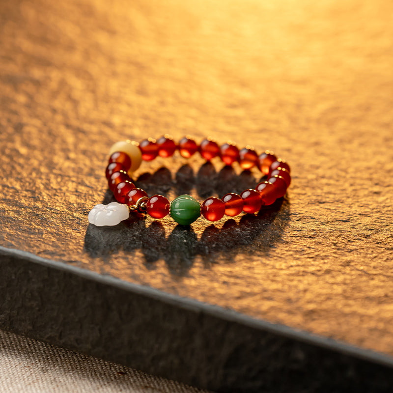 Red agate bracelet: the most special natural crystal gift, crystal healing