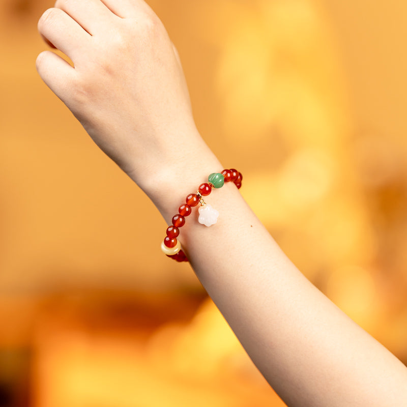 Red agate bracelet: the most special natural crystal gift, crystal healing