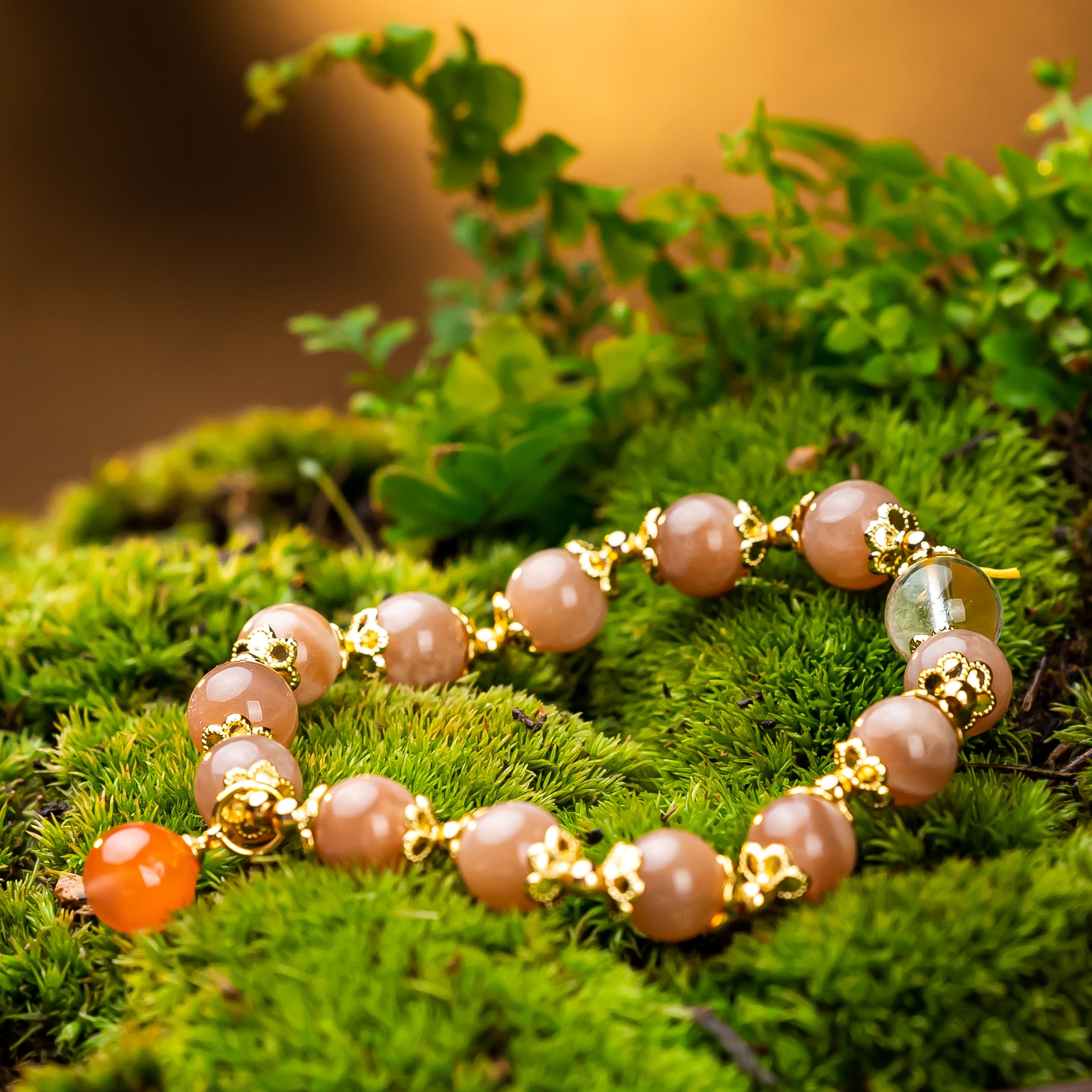 Captivating Radiance: Sun Stone Bracelet