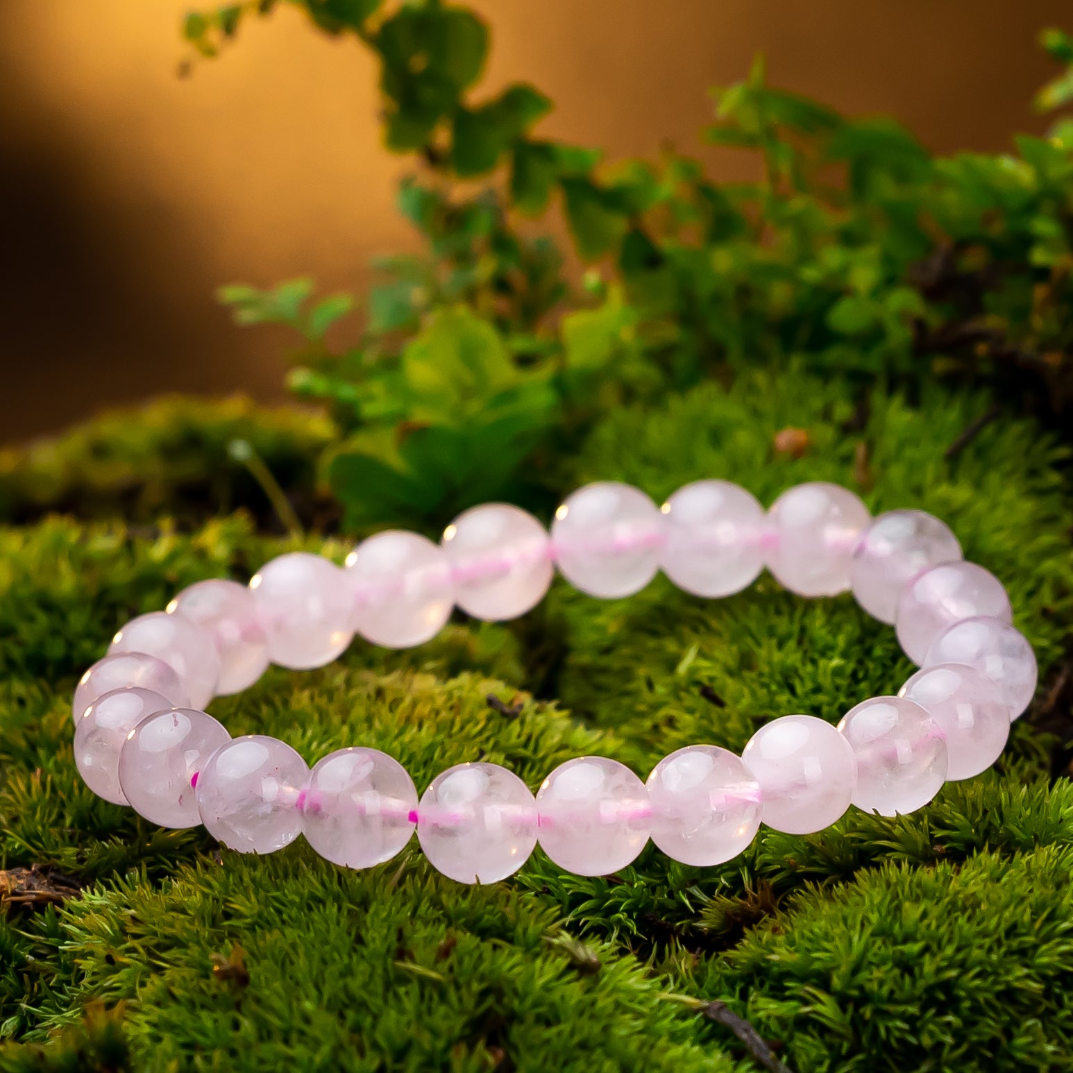 Alaska Rose Quartz Bracelet: Soft Warmth, Nourishing the Soul