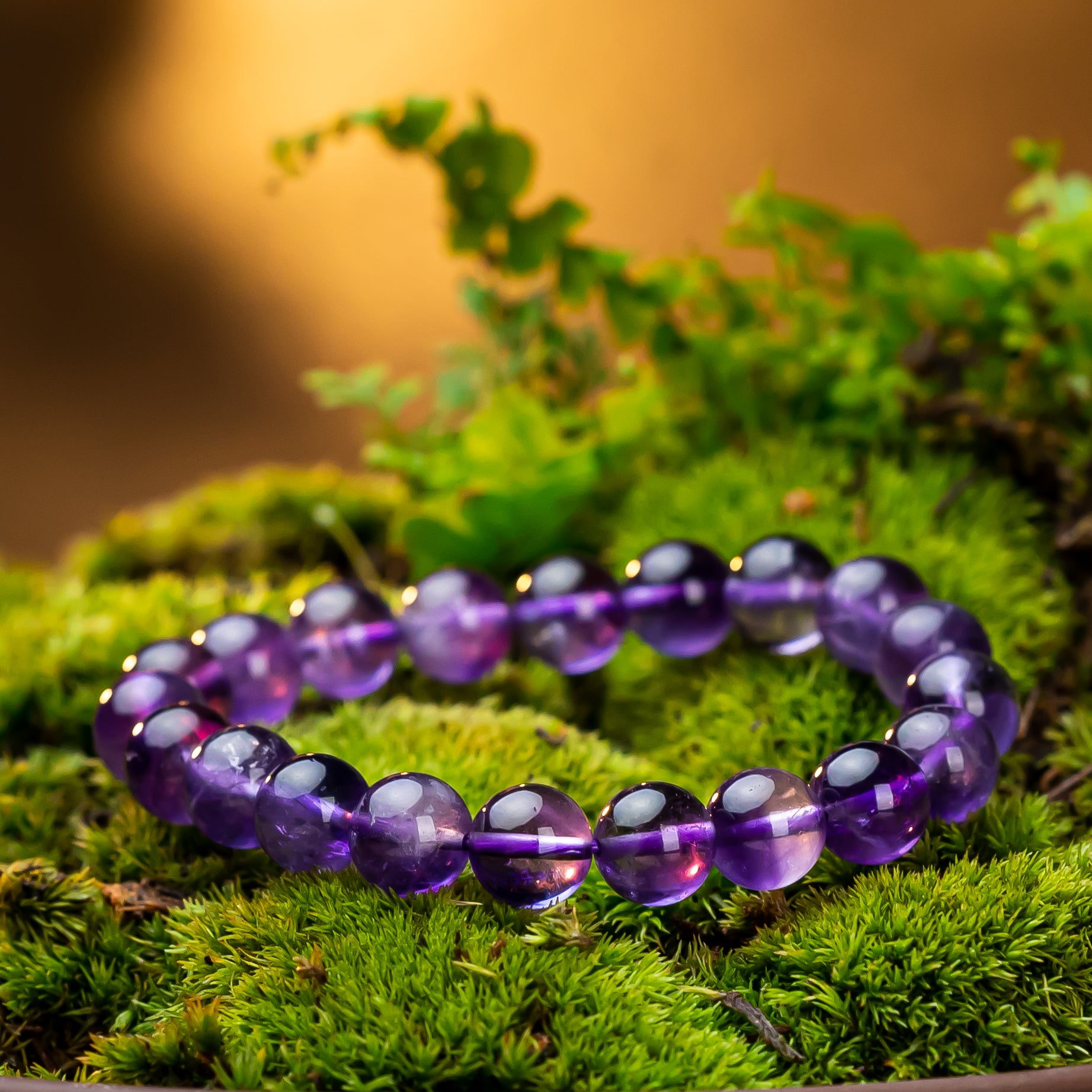 Elegant Amethyst - Natural Amethyst Bracelet