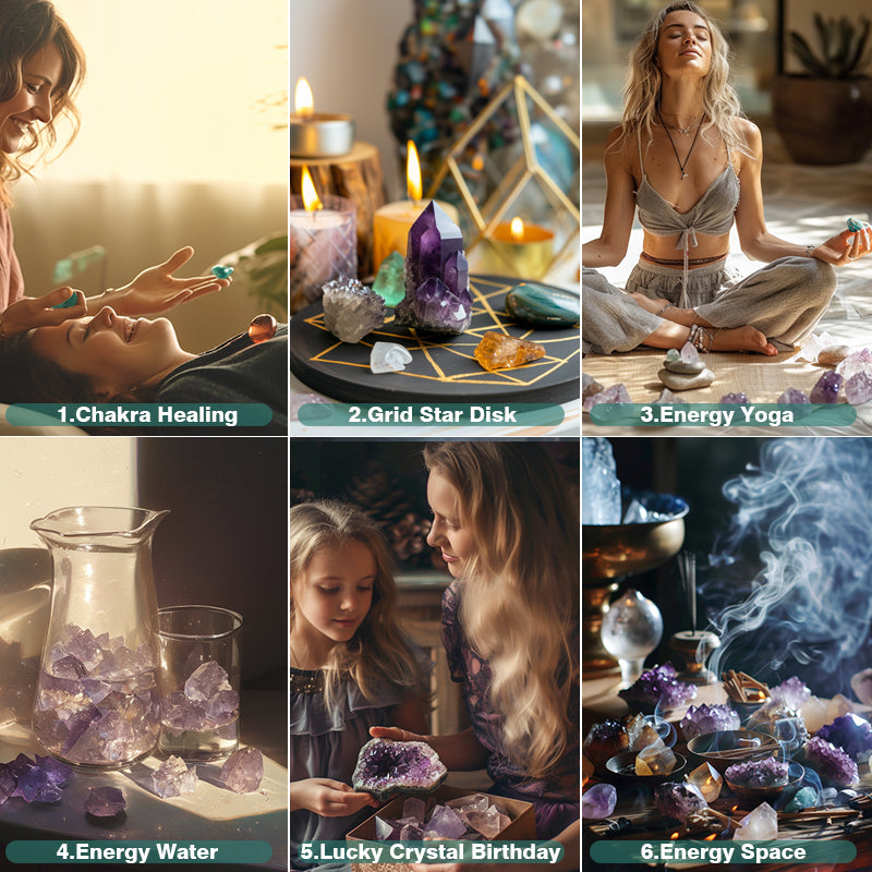 Healer Julie: Personalized crystal mindfulness box solutions tailored to 5 major needs