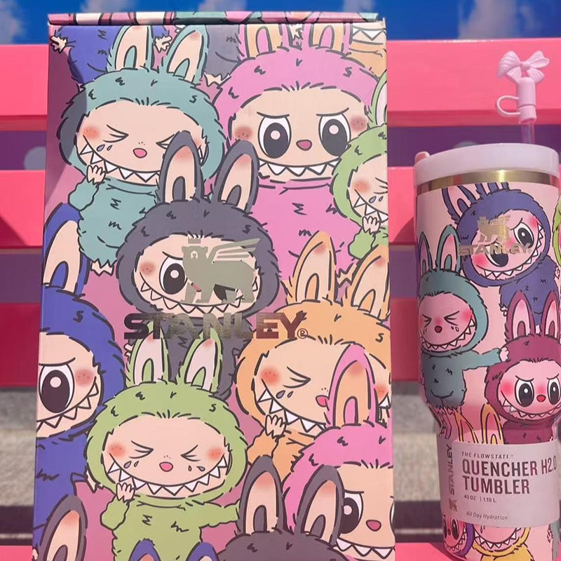 The Monsters 40oz Cute Cartoon Tumbler – 5D Stainless Steel Car Coffee Cup