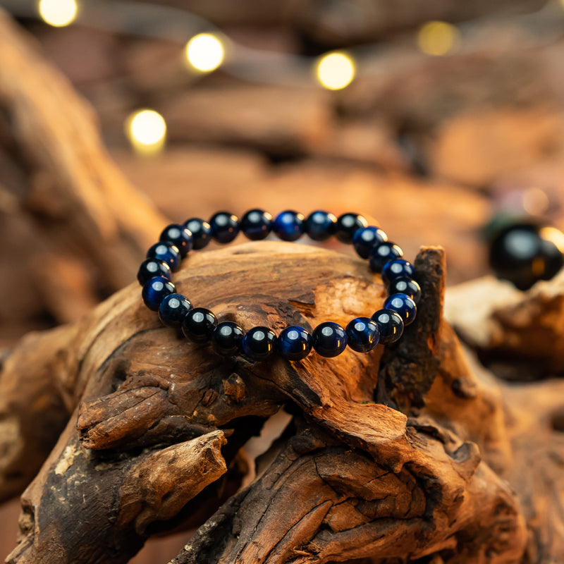 Striking Blue Tiger's Eye Bracelet