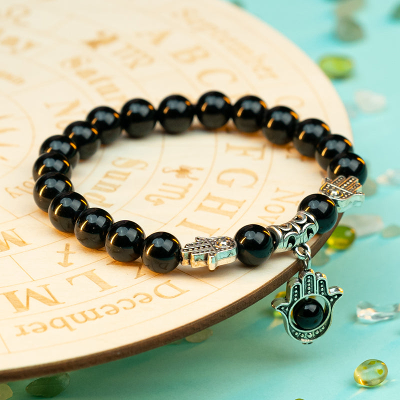 "Obsidian Bracelet: Dispelling Negative Energy, Bringing Protection"