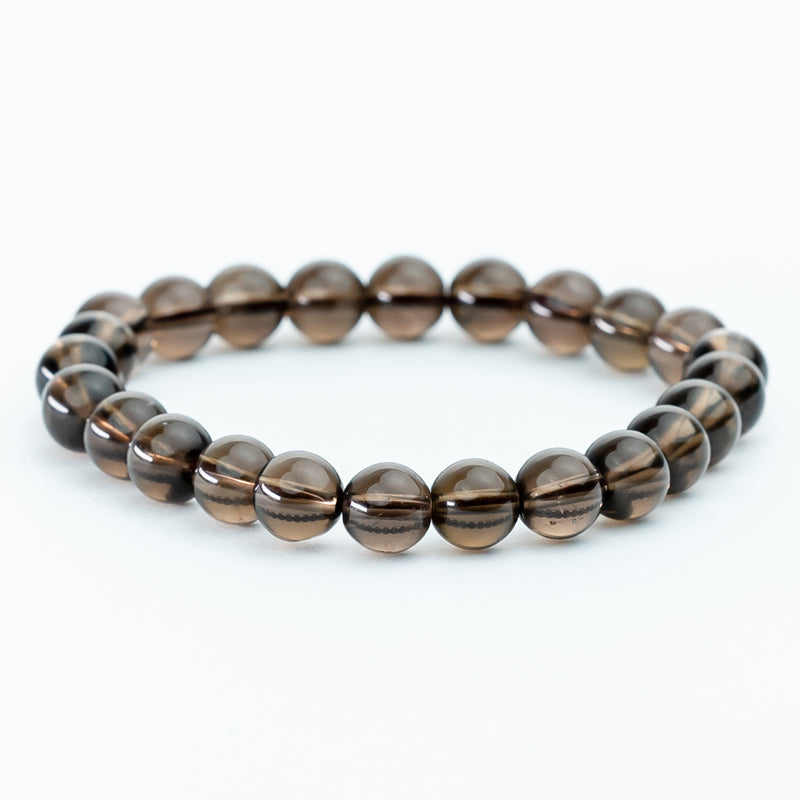 "Earthen Harmony: The Grounding Grace of a Smoky Quartz Bracelet"