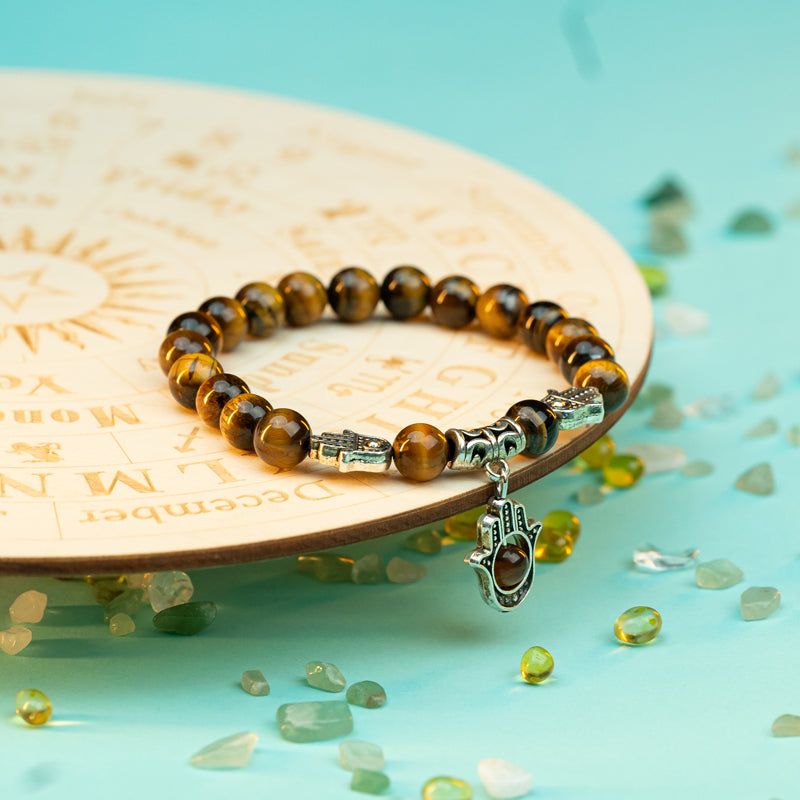 "Tiger's Eye Bracelet: Symbol of Balance and Courage"