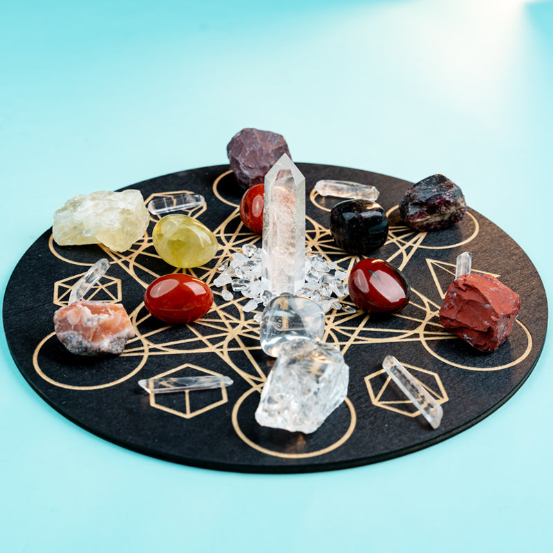 Aries Crystal Grid Kit: Empowering Energies for the Dynamic Ram