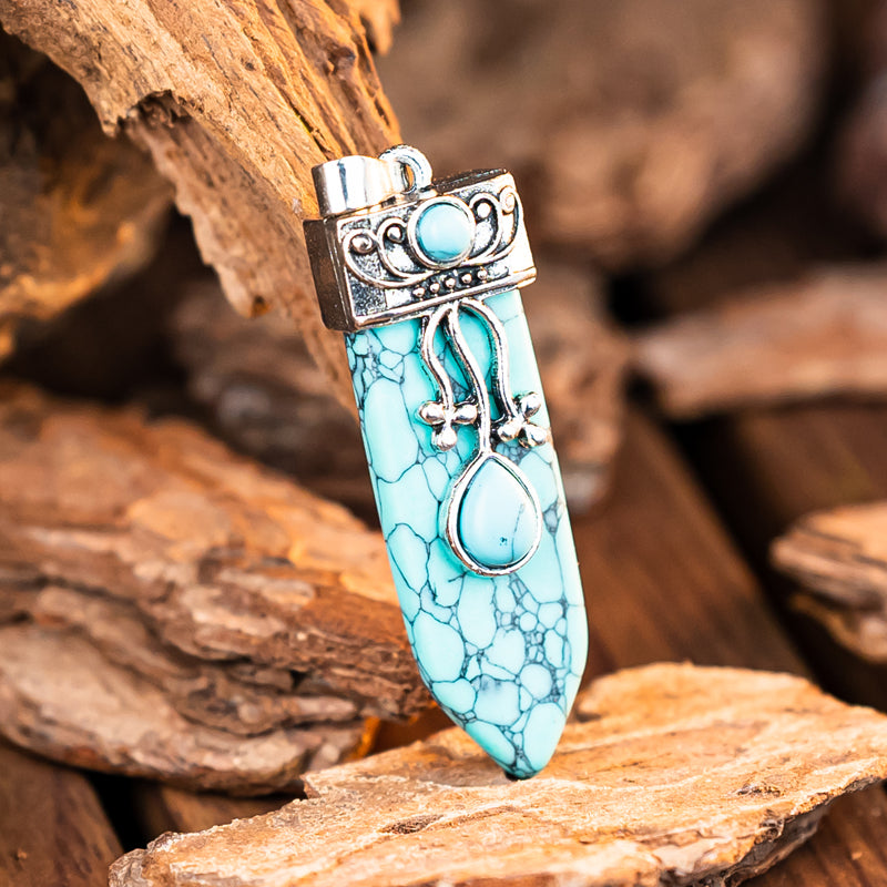 "Zodiac-inspired Arrow-shaped Gemstone Pendants: Embracing Balance and Harmony"