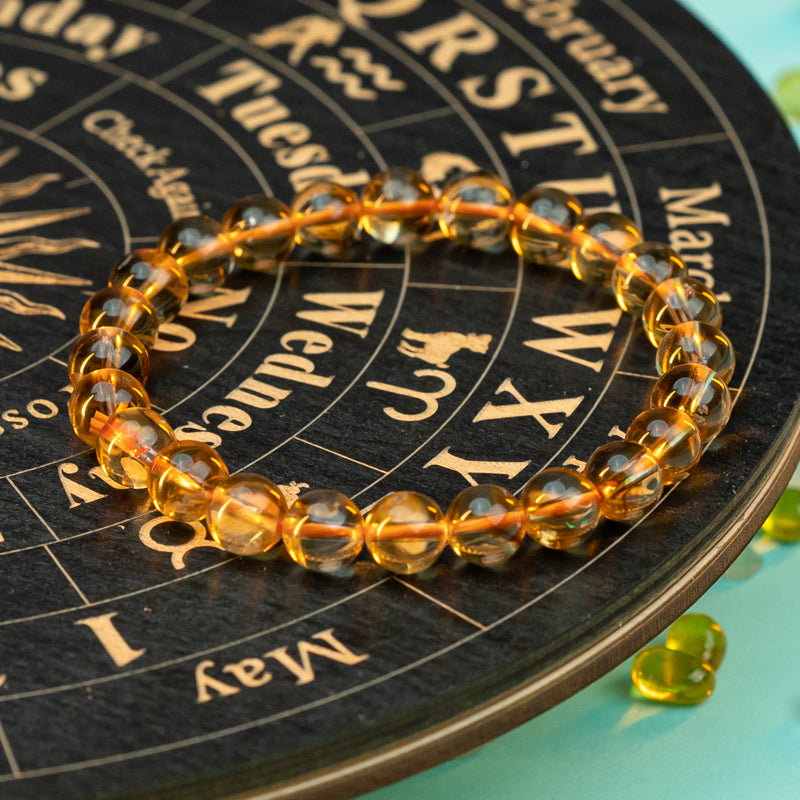 "Golden Radiance: Unleashing the Power of a Citrine Bracelet"