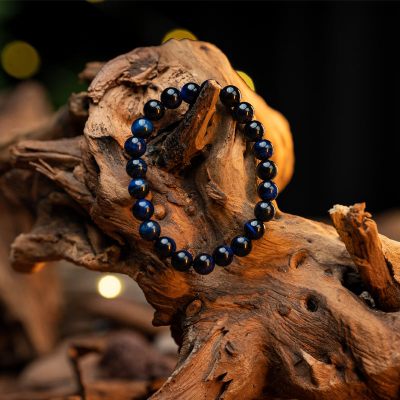 Striking Blue Tiger's Eye Bracelet