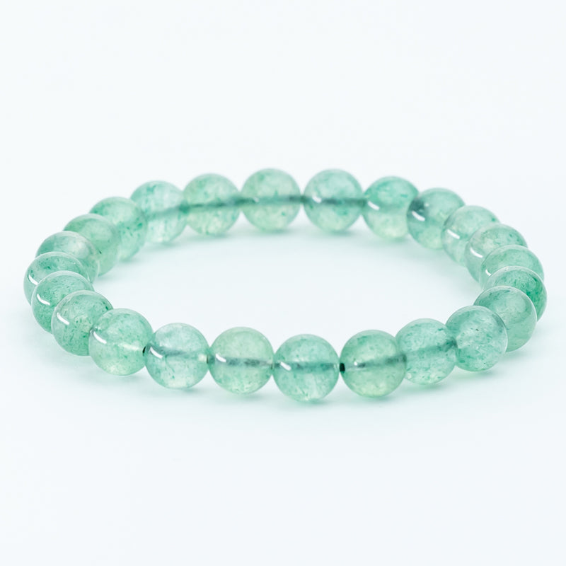 Enchanting Green Strawberry Quartz Bracelet