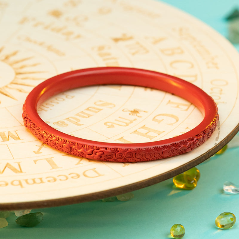 "Cinnabar Bracelet: The Magical Charm of Red Gemstones"