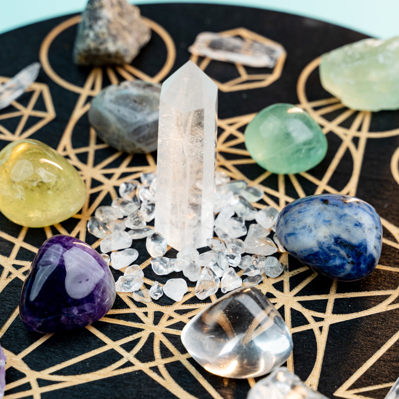 Harmonizing Gemini Spirits: A Crystal Grid Kit for Intellectual and Emotional Balance