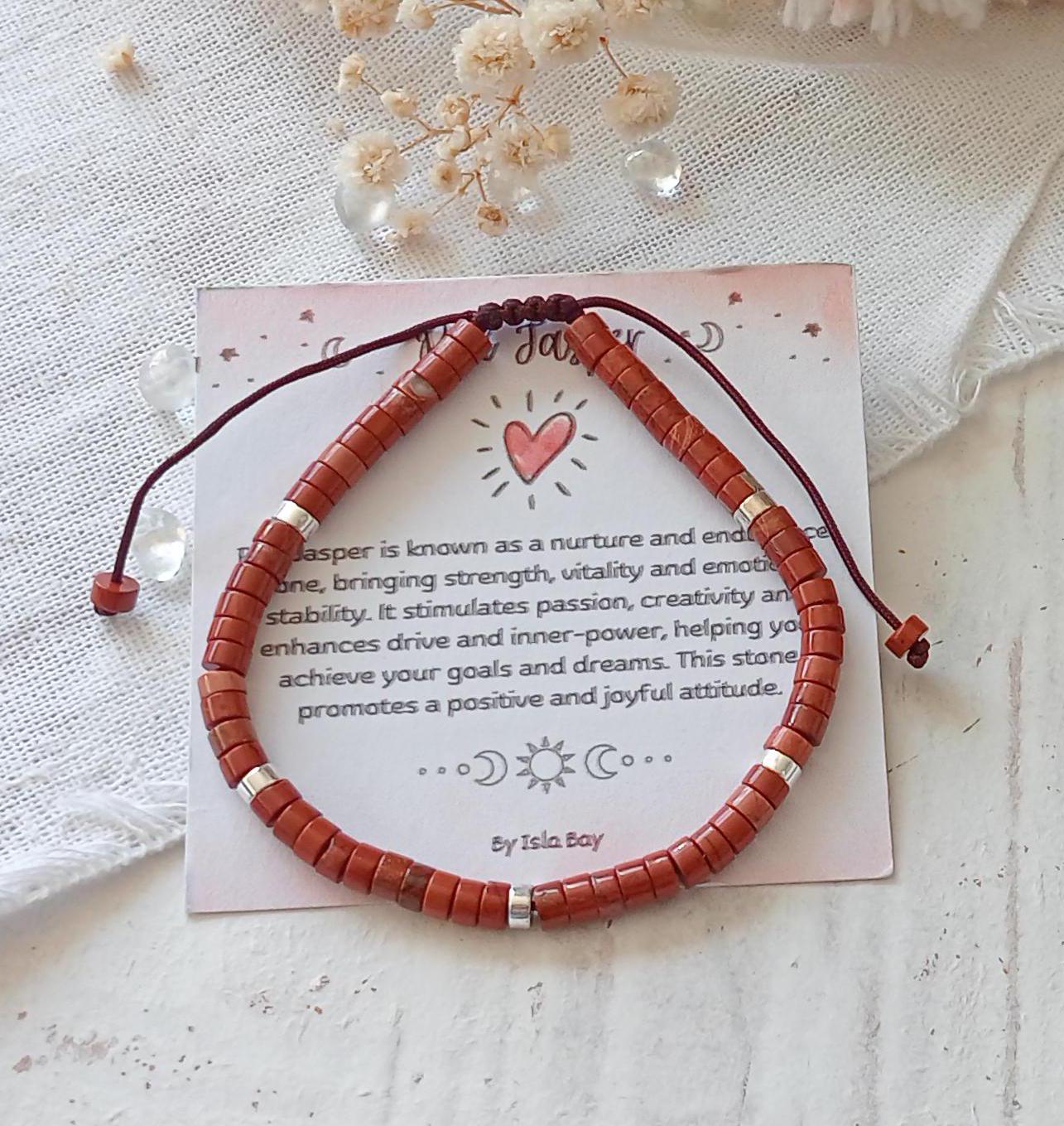 Natural crystal stone red agate bracelet Africa Turquoise Bracelet - Boho couple bracelets 2025 energy jewelry, Perfect for Casual Attire or Vacation