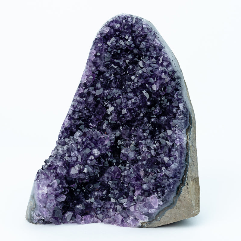 "Mystic Radiance: The Enchanting Allure of an Amethyst Raw Stone Decor Piece"