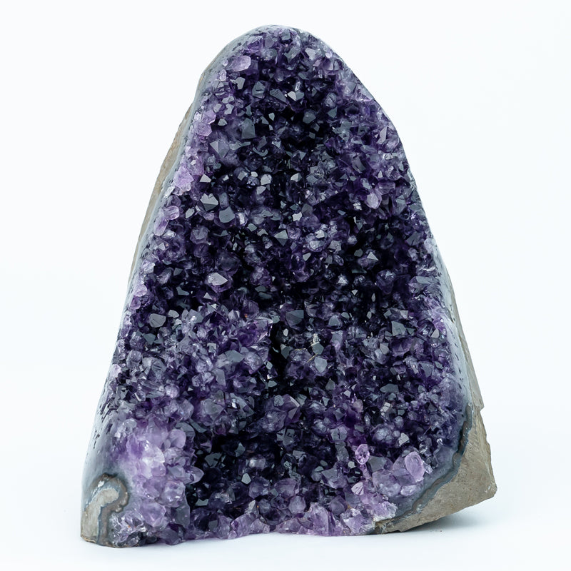 "Mystic Radiance: The Enchanting Allure of an Amethyst Raw Stone Decor Piece"