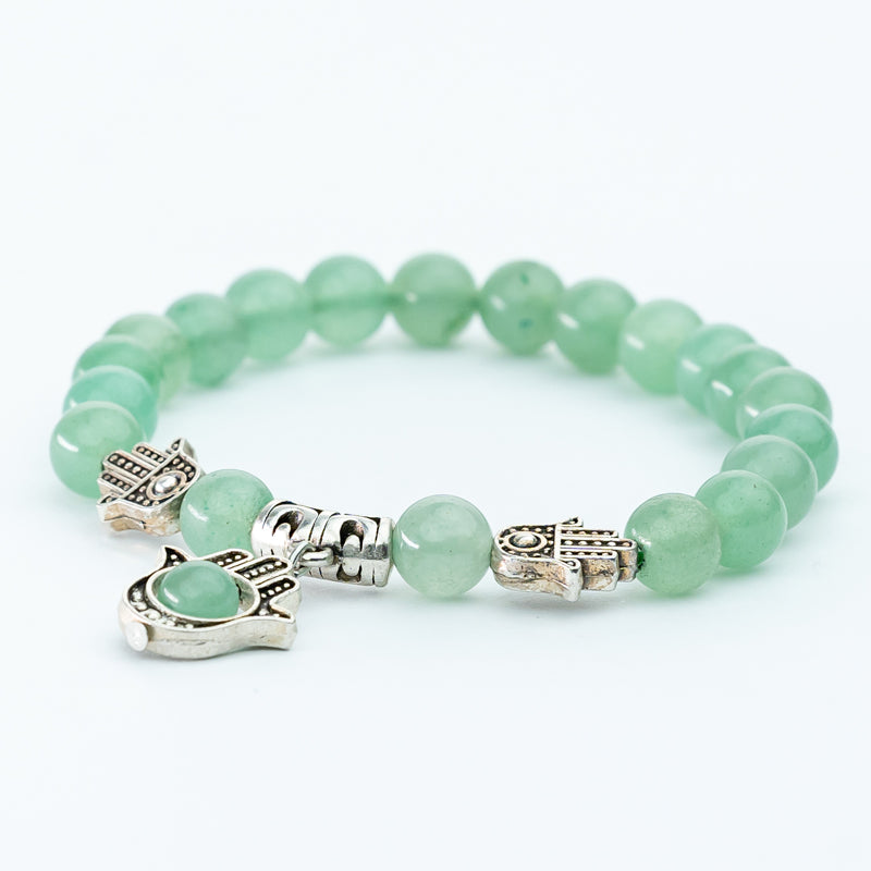 "Green Aventurine Bracelet: Symbol of Luck and Harmony for Taurus, Virgo, and Libra"